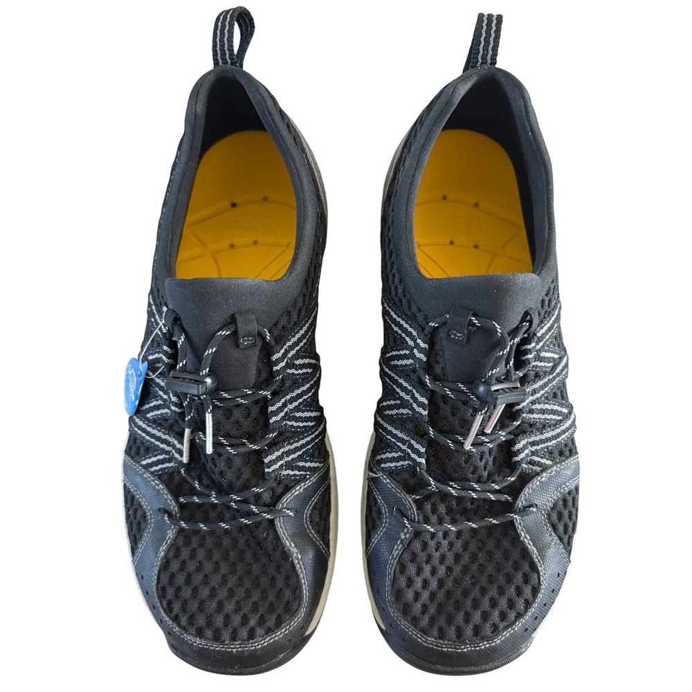 Abeo Erik EM1800 Sneakers Mens 10N Narrow Black Waterproof B.I.O.system Mesh - Picture 2 of 10
